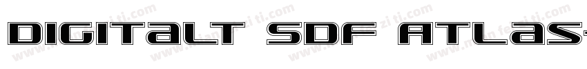 Digitalt SDF Atlas字体转换
